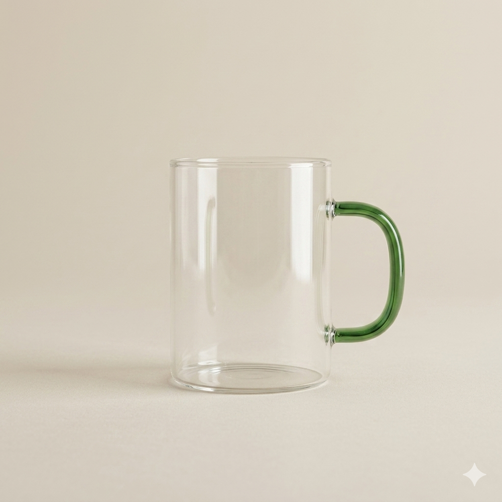 Theeglas groen