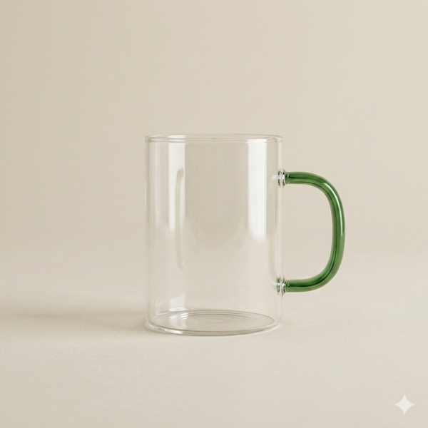 Theeglas groen
