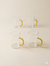 Theeglas geel 300 ml