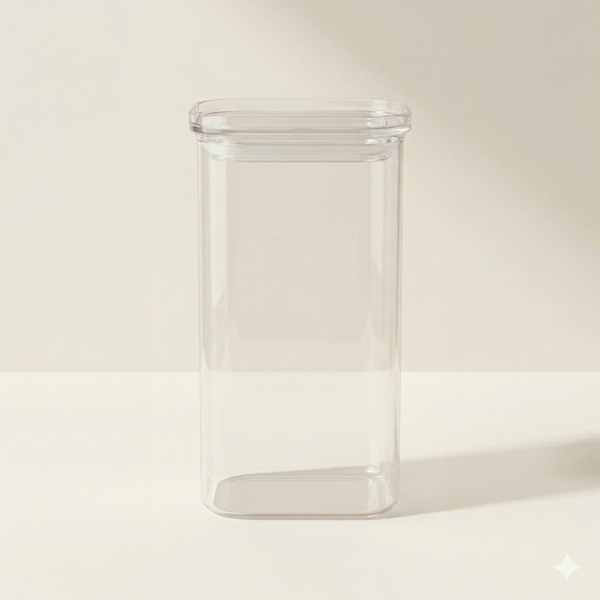 Voorraadpot 1500ml - borosilicaatglas