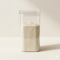 Voorraadpot 1500ml - borosilicaatglas