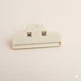 Afsluitclip beige 10 cm