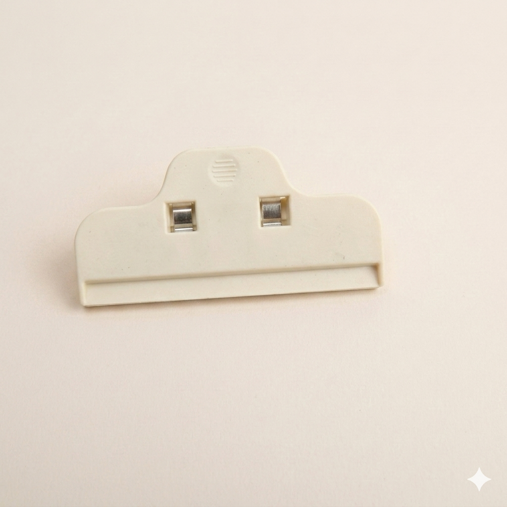 Beige Afsluitclip