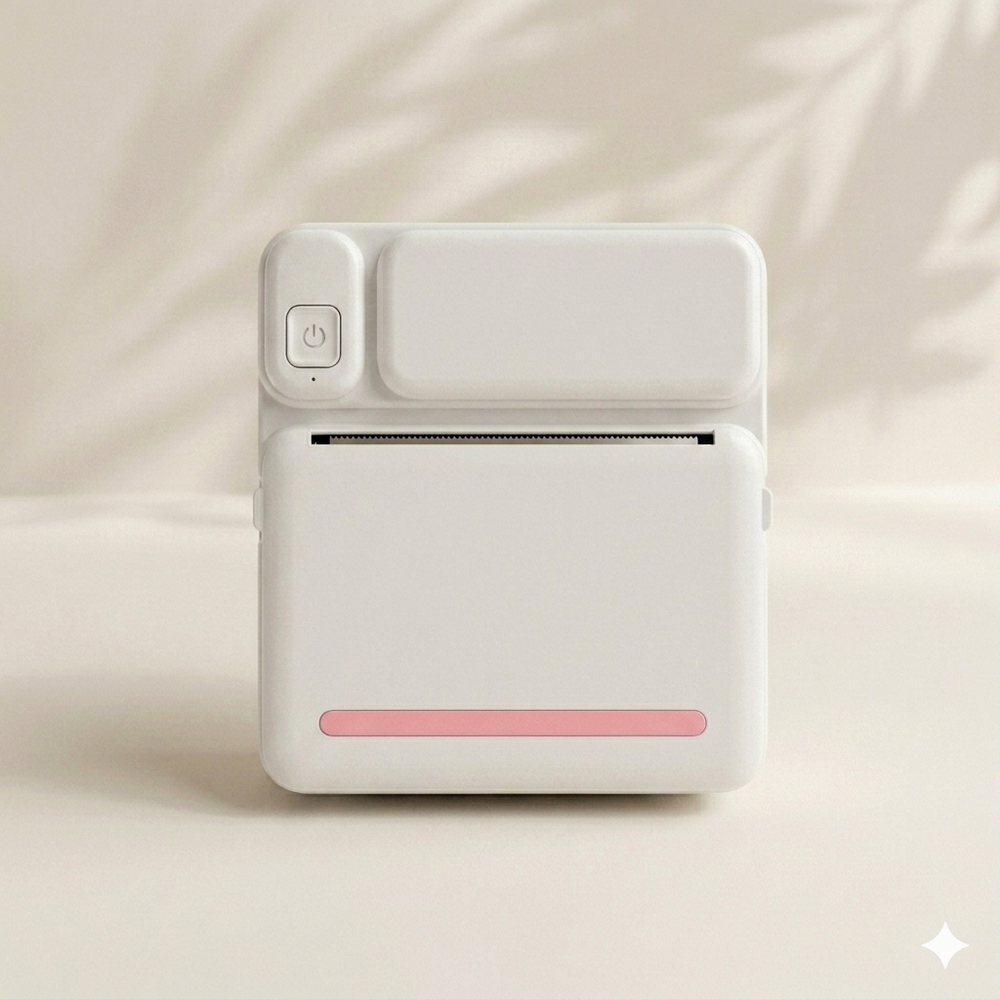 Mini thermische printer roze