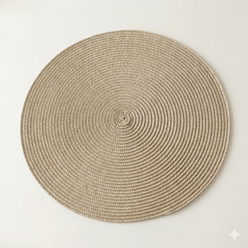 Beige luxe placemat