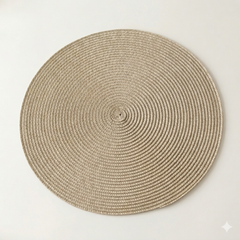 Beige luxe placemat