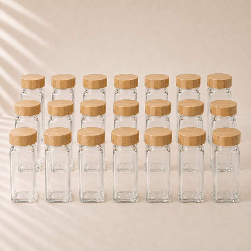 Kruidenpotten met labels – 24 stuks