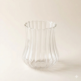 Geribbeld glas 550 ml