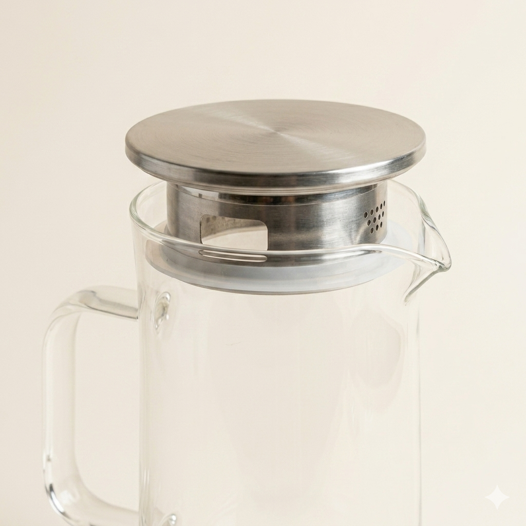 Glazen waterkan 1500 ml