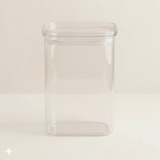 Transparante glazen voorraadpot 1100 ml