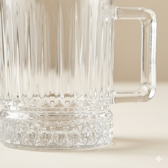 Set van 6 glazen met handvat