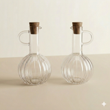 Olie- en azijnset met houder 350 ml