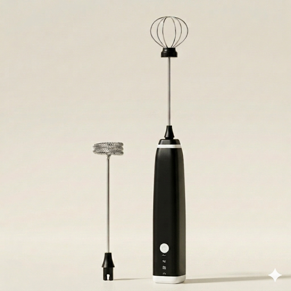 Elektrische melkopschuimer (USB-oplaadbaar)