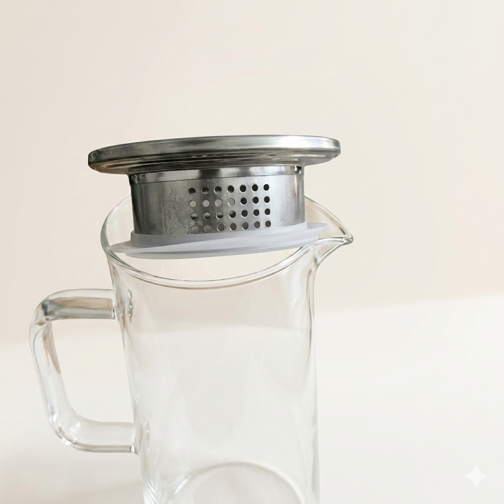 Glazen waterkan 1500 ml