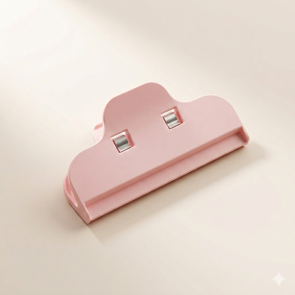 Roze Afsluitclip