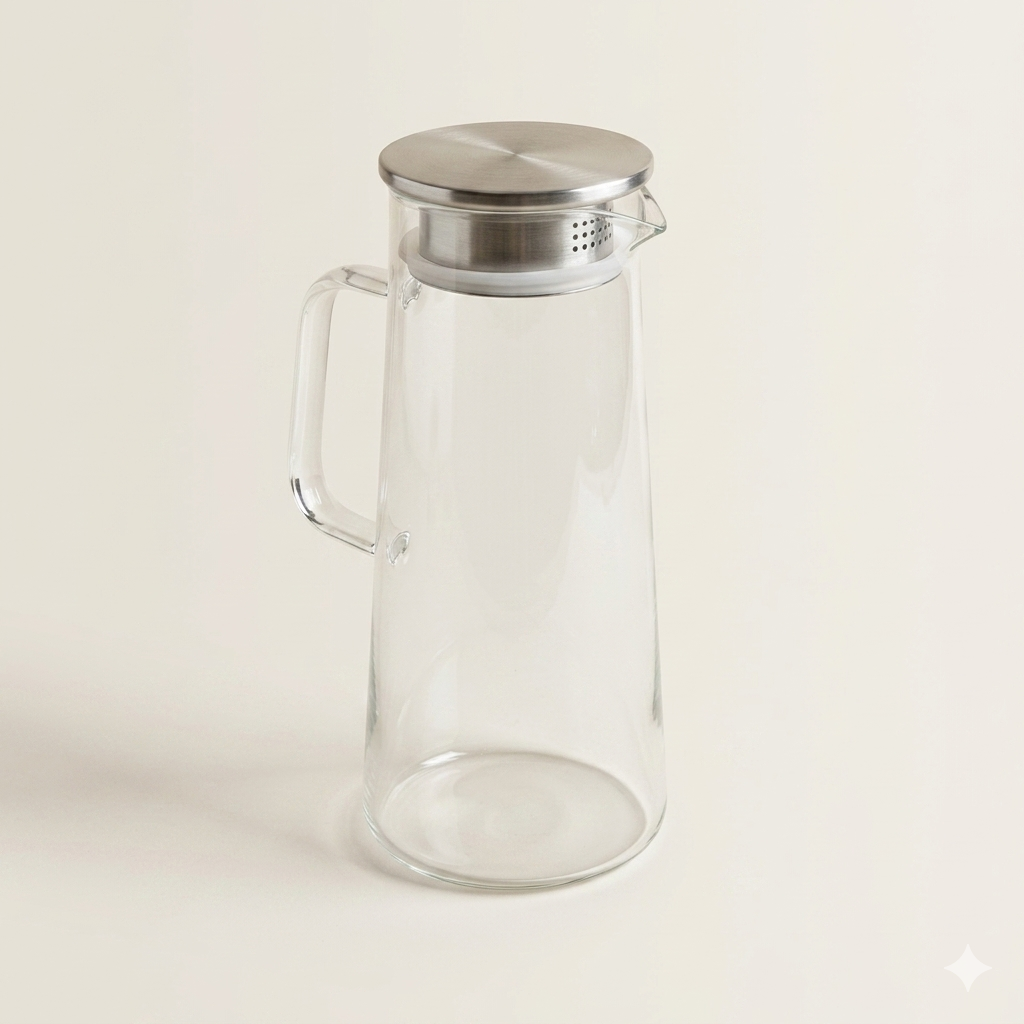 Glazen waterkan 1500 ml