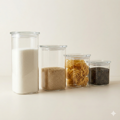Voorraadpot 1800 ml - borosilicaatglas