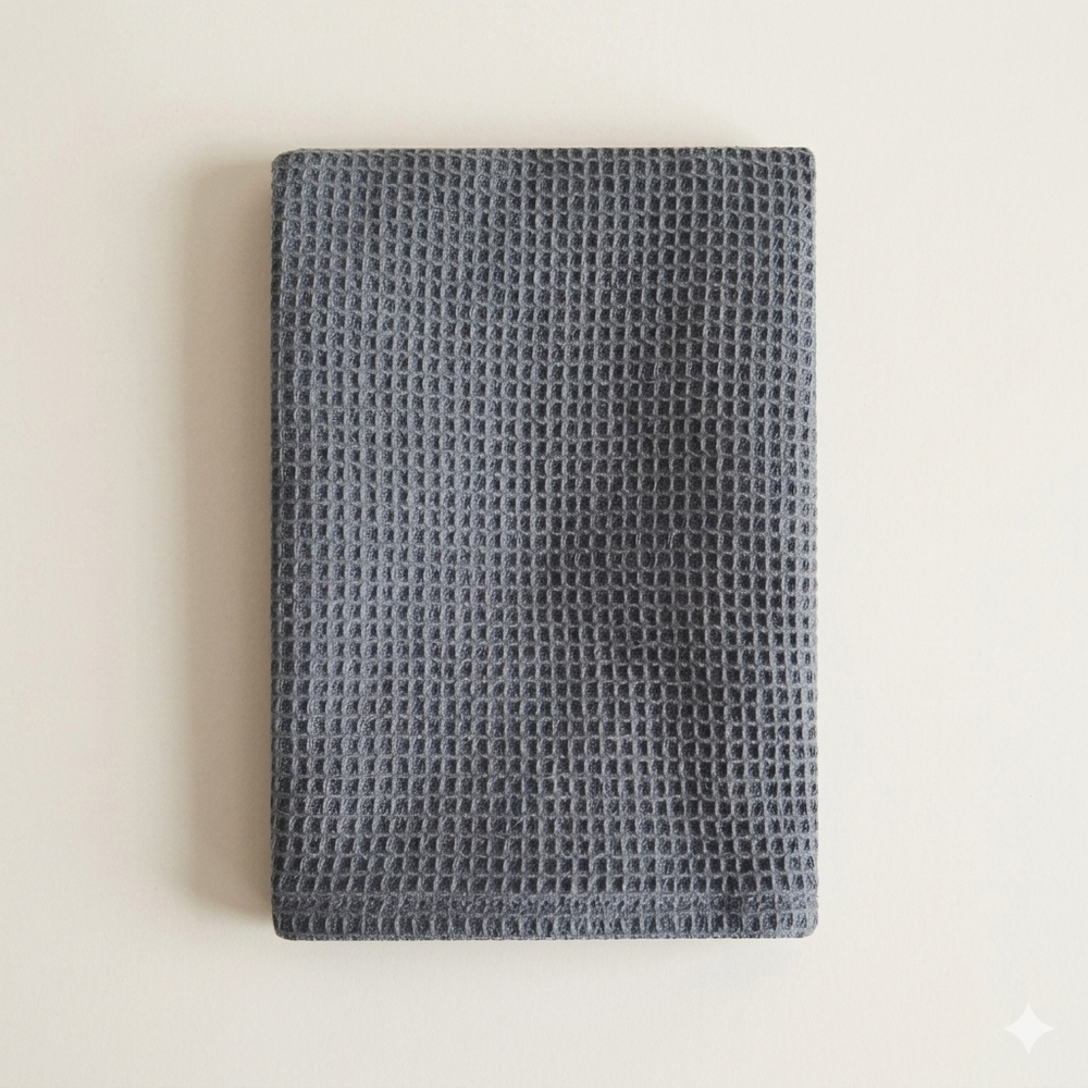 Donkergrijze keukendoek – 100% katoen