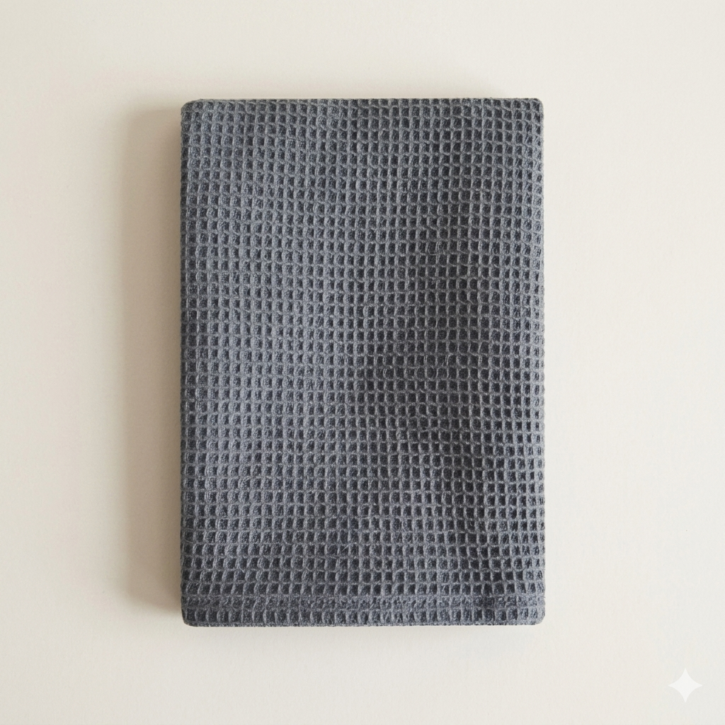 Donkergrijze keukendoek – 100% katoen