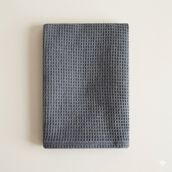 Donkergrijze keukendoek – 100% katoen