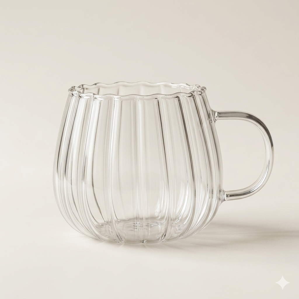 Glazen mok 400 ml