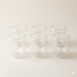 Dubbelwandige glazen 350 ml – set van 6