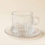 Koffiekopjes met schotel 235 ml – set van 6
