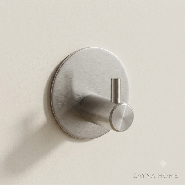 Ronde wandhaak – Zilver