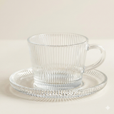 Koffiekopjes met schotel 165 ml – set van 6