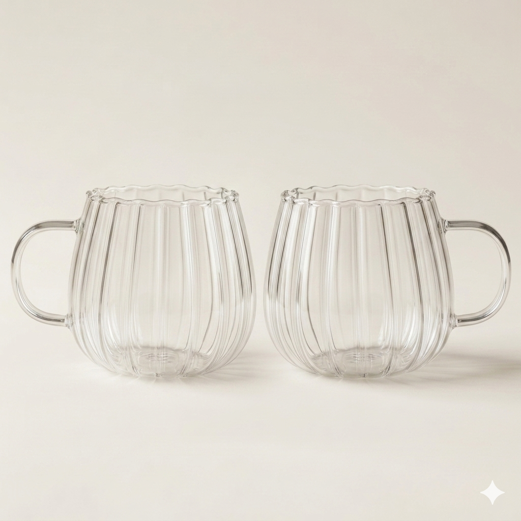 Glazen mok 400 ml