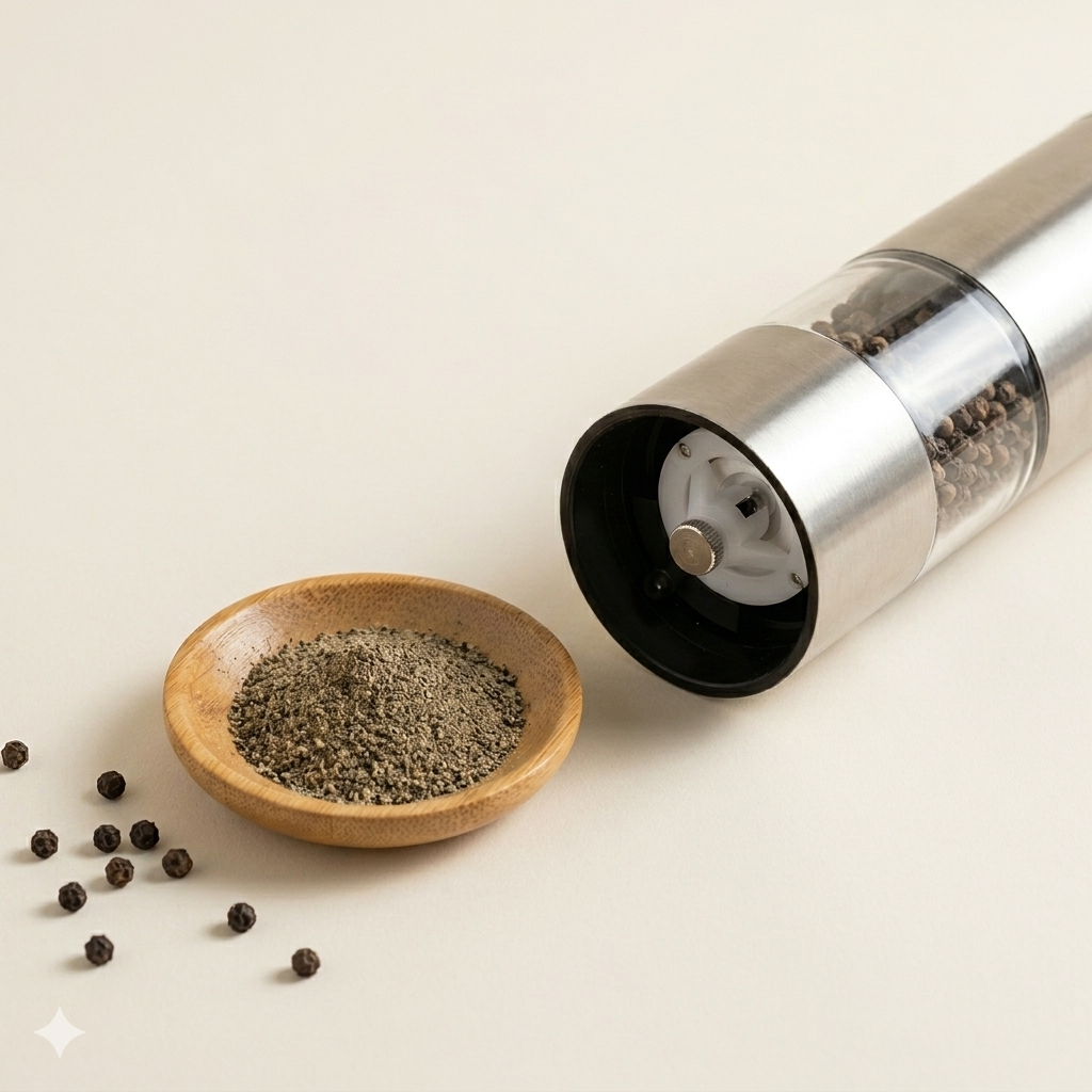 Elektrische Peper- en Zoutmolens Set | Rond Design