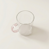 Theeglas roze 300 ml