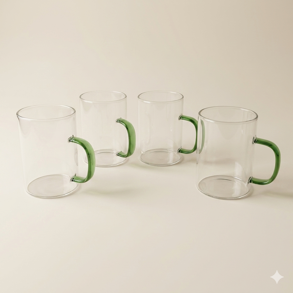 Theeglas groen