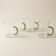 Theeglas groen