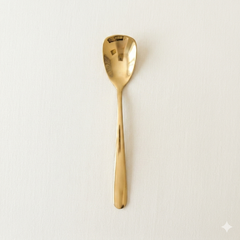 Set van 4 gouden ijslepels