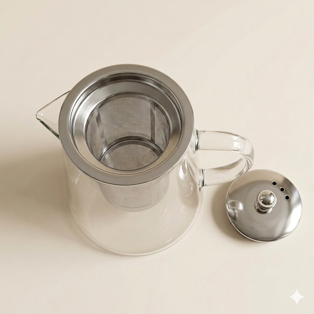 Glazen theepot 950 ml