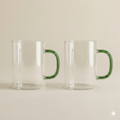 Theeglas groen