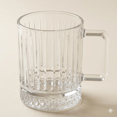 Set van 6 glazen met handvat